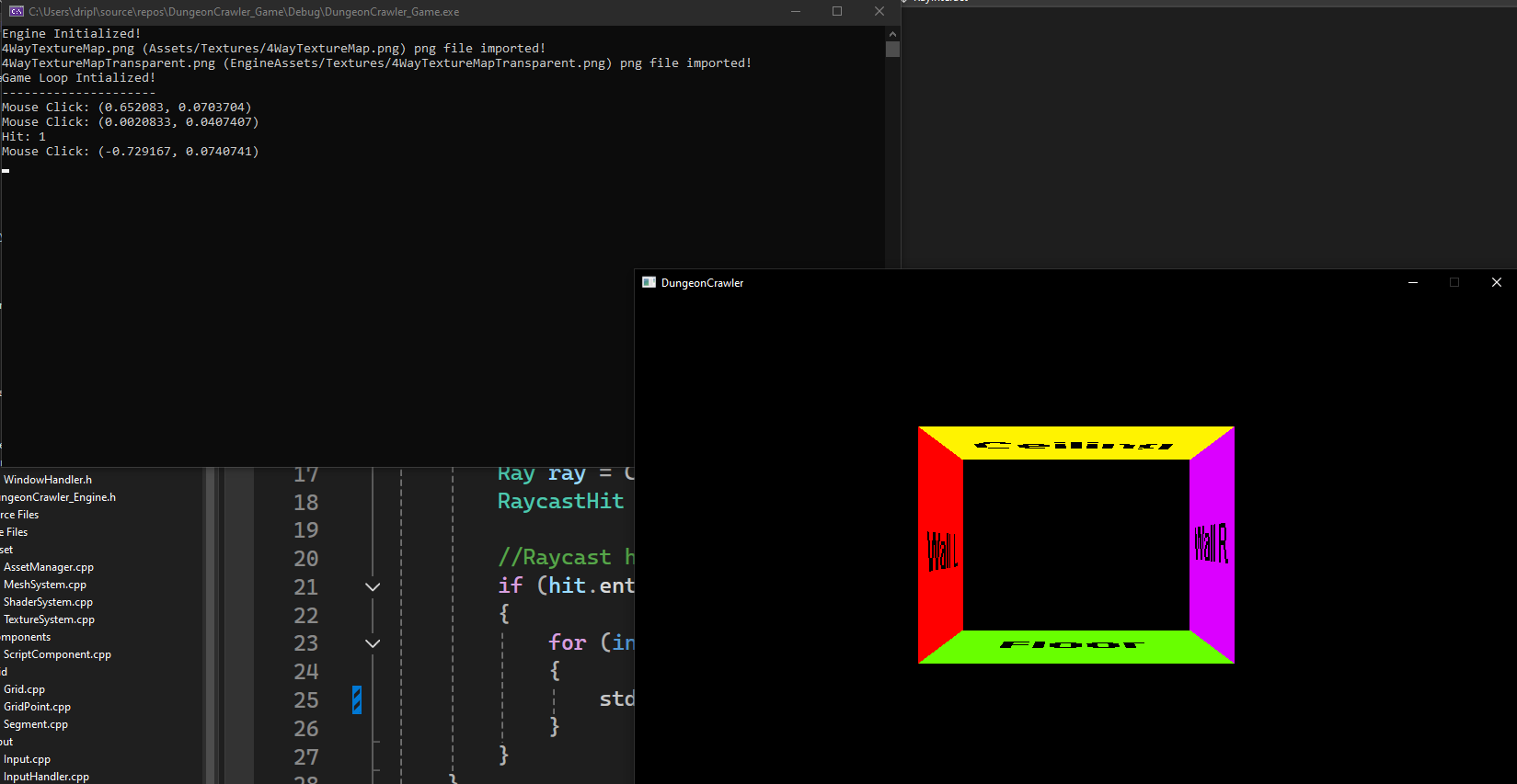 Mouse ray collision example